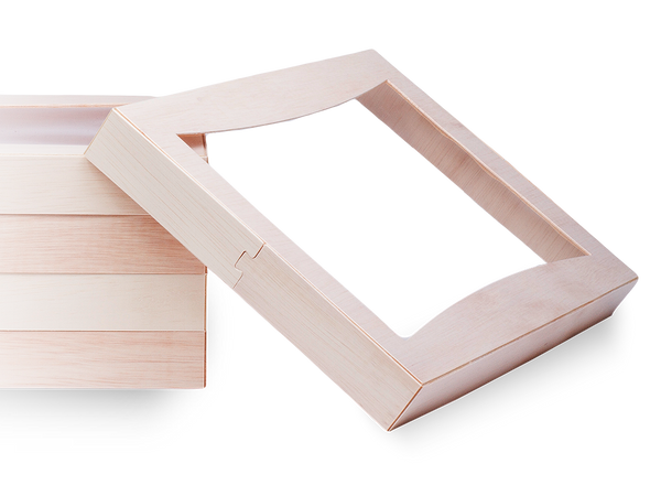 Wooden Lid w/Clear Window (FSD-77M) to Suit WoodBox FSD-77B