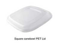 PET Lid to Suit Square CaneBowl (CB-32B/CB-49)